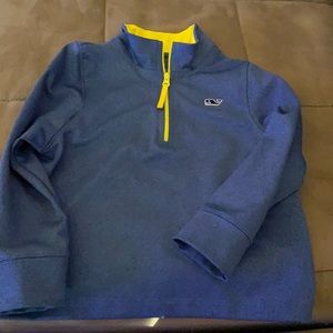 Vineyard Vines pullover with zipper, size 2T